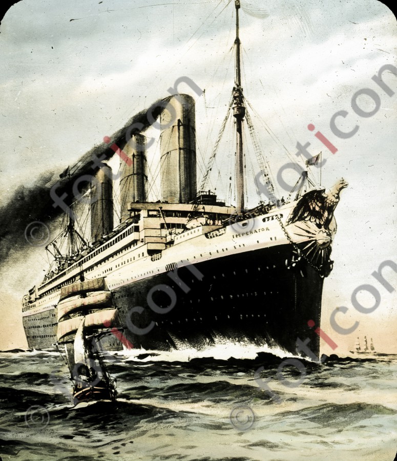 Passagierschiff &quot;Imperator&quot; | Passenger ship &quot;Imperator&quot; - Foto simon-titanic-196-071-fb.jpg | foticon.de - Bilddatenbank für Motive aus Geschichte und Kultur
